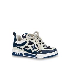 LOUIS VUITTON® - Lv Skate Sneaker - Marine Lv Skate Sneaker, Luxury Sneakers Men, Zapatillas Louis Vuitton, Louis Vuitton Sneaker, Louis Vuitton Shoes Sneakers, Lv Sneakers, Louis Vuitton Sneakers, Pretty Shoes Sneakers, Lv Shoes