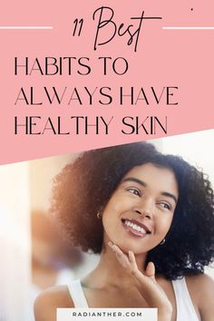 This post is all about the best habits for healthy glowing skin you need to know about! Affiliate Disclosure: I only recommend products I would use myself and all opinions expressed here are our own. This post may contain affiliate links that are at no additional cost to you. I may earn a small commission if Healthy Glowing Skin, Skincare Tools, Healthy Beauty, Good Habits, All Things Beauty, Mole, Organic Skin Care, Beauty Make Up