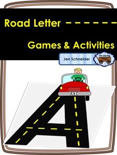 road letter activities for kids and adults