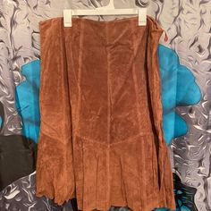 Plus Size 100% Leather Suede Skirt London Brown, Brown Skirt, Brown Skirts, Suede Skirt, Womens Skirt, London, Plus Size, Skirt, Leather