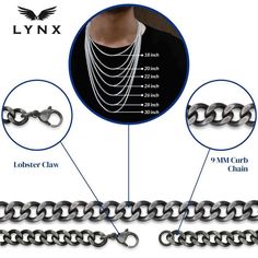 Add something new and exciting to your daily look with this stainless steel curb chain necklace. Add something new and exciting to your daily look with this stainless steel curb chain necklace. Chain length: 24 in. Chain type: curb Clasp: lobster-claw Metal: stainless steel Finish: antiqued Packaging: pouch Please note, due to the high value of this item, a signature may be required upon delivery. Size: 24". Color: Grey. Gender: male. Age Group: adult. Cuban Link Necklace With Box Chain, Stainless Steel Chain Link Necklace, Fashion Metal Curb Chain Jewelry, Metal Cuban Link Chain Necklace, Streetwear Metal Jewelry With Curb Chain, Metal Curb Chain Jewelry For Streetwear, Metal Cuban Link Necklace With Adjustable Chain, Black Curb Chain Jewelry For Streetwear, Adjustable Cuban Link Metal Necklace