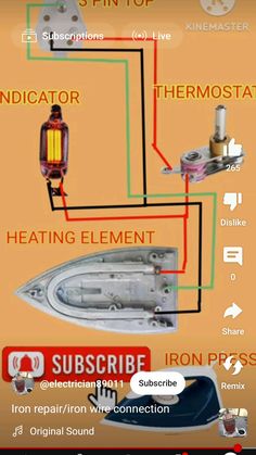 the wiring diagram for an electric boat