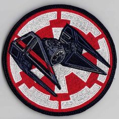 a star wars emblem on a white background