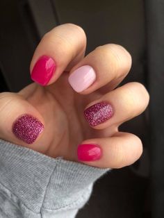 Trendy Nails Pink, Nails Dipped, Easter Nails Designs, Art Designs Ideas, Brittle Nails, Cute Gel Nails, Nails Cute, Easter Nails, Short Acrylic Nails Designs