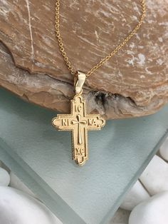 ✪ Please check the dimensions to be sure about the size! Dimensions: Pendant height: 3.2 Centimeters (include the loop) Pendant width: 1.9 Centimeters Chain No1: 0.8mm thickness Chain No2: 2mm thickness # Design: Cross ΙϹΧϹ ΝΙΚΑ Pendant Material: Yellow Solid Gold 585 Kind: Gold Greek Cross 14 carats, Cross ΙϹΧϹ ΝΙΚΑ Pendant, 2 sides cross, Yellow Solid Gold 14 carats, 14 kt, cross necklace, baptism cross, pendant with chain, women cross. Shipping: 🎁 Gift Box Included ! 🎁 ✈ Free Worldwide Ship Engraved Yellow Gold Cross Pendant Necklace, Engraved Yellow Gold Cross Necklace, Yellow Gold Crucifix Necklace Tarnish Resistant, Gold 14k Pendant Cross Necklace, Tarnish Resistant 14k Gold Cross Jewelry, Hallmarked Yellow Gold Cross Necklace, Yellow Gold Cross Pendant Stamped 14k, Tarnish Resistant 14k Gold Cross Charm, Tarnish Resistant Yellow Gold Crucifix Necklace