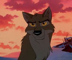 the wolf from disney's live - action animated movie, which appears to be looking like