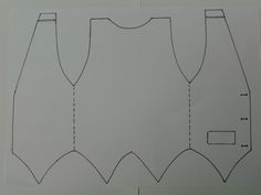 the pattern is cut out and ready to be sewn into someone's sewing project