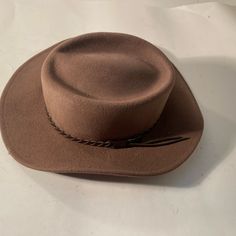 Orvis Brown Felt Cowboy Hat. New With Tags, Some Light Damage To Felt On Underbrim Of Hat. Felt Cowboy Hat, Felt Cowboy Hats, Cowboy Hat, Cowboy Hats, Accessories Hats, Cowboy, Mens Accessories, Felt, Man Shop