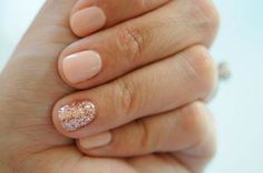 Nude Nail Polish, Nude Nail, Short Nail Designs, Orange Nails, Accent Nails, Manicure E Pedicure, French Manicure