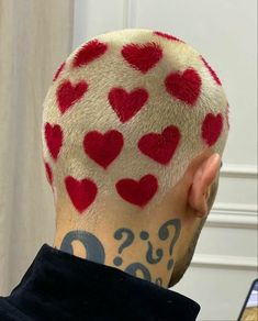 Baldie Baddie, Shaved Head Designs, Hair Colour Design, Dyed Hair Men, Shaved Hair Designs, Buzzed Hair, Hair Patterns