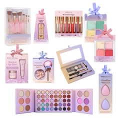 This 10 item set is a gift that keeps on giving throughout the holiday season. The Ultimate Holiday Beauty Kit includes makeup such as eye shadow and eyeliner, as well as lipstick and lip gloss. Try them all out and discover which ones go best together! Examine eye shadow palettes, blush, lip gloss, and other cosmetics in a rainbow of bright colors. Find your favorite colors or try something different every time! Makeup is absolutely non-toxic and safe to use. To apply evenly, use cosmetic brush Makeup Brush Cleaning Mat, Make Up Kits, Lipstick Kit, Sugar Lip Scrub, Makeup Gift Sets, Beauty Bundle, Hydrating Lip Balm, Holiday Beauty, Lip Gloss Set