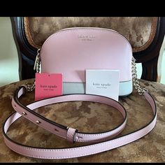 New Tags Are Off Retails $124 Kate Spade Mini Dome Crossbody / Shoulder Bag In Excellent Condition. Pink Crossbody Shoulder Bag For Errands, Kate Spade Pink Shoulder Bag For Everyday, Kate Spade Pink Bags For Evening, Pink Kate Spade Bag For Evening, Everyday Pink Kate Spade Shoulder Bag, Pink Kate Spade Evening Bag, Feminine Pink Kate Spade Bag, Kate Spade Pink Shoulder Bag For Daily Use, Pink Kate Spade Shoulder Bag For Evening