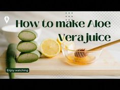 Technique of making Aloe Vera juice at home at a minimal cost. Ingredients: * 1 Aloe Vera* 2 Tsp Honey* 1 Lemon* WaterPs: Soak aloe vera in water for 15-30 m... Aloe Vera In Water, Aloe Vera Juice, Watch Video, In Water, Aloe Vera, Youtube Videos, Juice, Honey