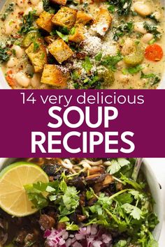 Explore our collection of delicious and comforting soup recipes that are perfect for any season. From classic chicken noodle soup to spicy tomato basil soup, we have a variety of options to suit your taste buds. Whether you're looking for a hearty meal on a cold winter day or a light lunch on a warm summer afternoon, our selection of soups has got you covered. Get ready to cozy up with a bowl of homemade goodness! Light Soup Recipes, Classic Chicken Noodle Soup, Ground Turkey Soup, Cosy Fall, Vegan Tomato Soup, Chicken Tortillas Soups Recipe, Healthy Vegetarian Dinner, Comforting Soup, Weeknight Recipes