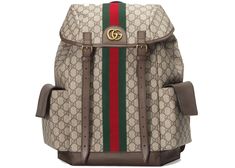 Buy and sell authentic handbags on StockX including the Gucci Ophidia GG Backpack Medium Beige/Ebony and thousands of other handbags with resale price data. Mochila Louis Vuitton, Mens Designer Backpacks, Gucci Store, Flap Backpack, Gucci Ophidia, Medium Backpack, Gucci Tote, Backpack Brands, Canvas Backpack