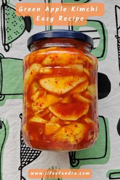 Green Apple Kimchi - Easy Recipe