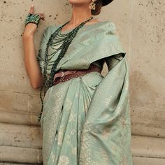 Turquoise Green colored saree is made from art silk fabric which is highlighted with beautiful weaving and tassels border as shown. comes along unstitched art silk blouse piece which you can customise as per your design/style. Occasion - You can wear this saree for festivals, functions and ideal for any fashionista. Note:- the actual product may differ slightly in color and design from the one illustrated in the images when compared with computer or mobile screen.