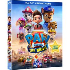 the dvd cover for paw the movie, with characters from all over the world on it