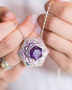 Perls Jewellery, Single Necklace, Gemstone Jewellery Design, Colour Stone, Master Piece, Diamond Necklaces, Jewellery Sets, Amethyst Jewelry