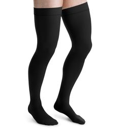 JOBST forMen Compression Socks 20-30 mmHg Thigh High Braces Pain, Dr Closet, Swollen Legs, Compression Stockings, Wound Care, Compression Socks, Oral Hygiene, Injury Prevention, Diet And Nutrition