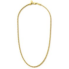 PRICES MAY VARY. Premium Craftsmanship: Our gold twist chain necklace combines elegance and durability, making it an ideal choice for men and women seeking a versatile and stylish accessory. Timeless Design: Available in 16-inch and 22-inch lengths, this gold rope chain necklace is a timeless addition to any jewelry collection, suitable for both casual and formal wear.  and Tarnish-Free: Designed for everyday wear, our gold twist chain necklace is waterproof and tarnish-free, ensuring it maintai Chain Necklace For Men, Gold Rope Chains, Feeling Confident, Necklace For Men, Chains For Men, Rope Chain, Stylish Accessories, Birthday Anniversary, Men Necklace