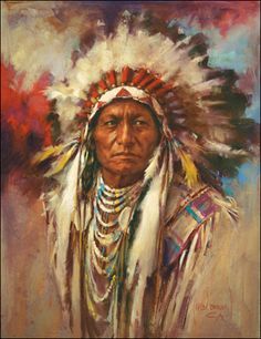 A young Indian asked the Chief, “how do I become brave?”  The chief replied, “It is in the act of doing that we become…” Sitting Bull, Native American Wisdom, Native American Peoples, American Painting, Indian Man