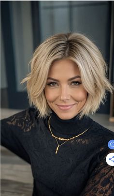 How To Style Short Blonde Bob, Hairstyles For Long Bob Hair, Short Hair Long Bob, Chin Length Hairstyles For Thick Hair, Bob Hairstyles Oval Face, Blond Hair Ideas Short, Short Bob Hairstyles For Round Faces, Short Hair Styles Thick Hair, Hair For Oval Faces