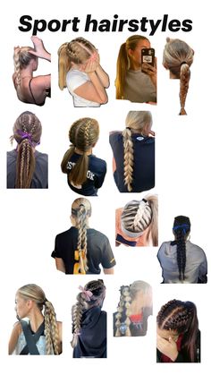 Hair Stules, Soccer Hairstyles, Basketball Hairstyles, Softball Hairstyles