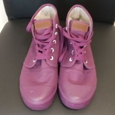 Brand New Worn Once. Bangs 7.5 Women 6 Mens Purple. Excellent Condition One Small Scuff On The Right Toe. See Second Photo. Bangs Shoes, Purple Color, Color Purple, Womens Shoes Sneakers, Bangs, Shoes Sneakers, Size 7, Women Shoes, Brand New