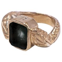 Black Onyx Double Snake Head Statement Ring J DAUPHIN | See more rare vintage Cocktail Rings at https://www.1stdibs.com/jewelry/rings/<null> Mythological Symbols, Dolphin Jewelry, Snake Head, Signature Rings, The Serpent, Hammered Hoop Earrings, Gold Filled Hoops, Sterling Silver Engagement Rings, Gold Ring Sets