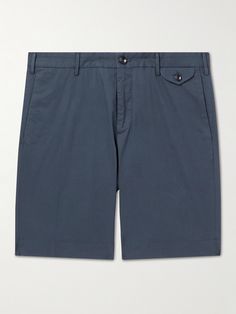 Incotex's Bermuda shorts are cut slim from crisp stretch-cotton poplin that's naturally cooling. They have a classic four-pocket construction complete with an extra coin pouch and belt loops. Shorts For Men, Coin Pouch, Mr Porter, Cotton Poplin, Stretch Cotton, Latest Design, Short Outfits, Bermuda Shorts, Mens Shorts