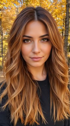 23 Stunning Fall Hair Colors for Brunettes in 2024 Fall Hair Colors For Light Skin Women, Fall Bayalage Hair, Different Colors Of Brown Hair, Chestnut Cinnamon Hair, Strawberry Brown Hair Color, Fall Hair For Fair Skin, Light Fall Hair, Autumn Hair 2024, Autumn Hair Ideas