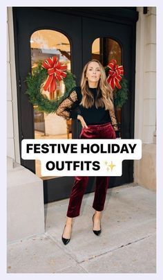 Christmas Cold Weather Outfit, Christmas Week Outfits, Outfit For The Nutcracker Ballet, Nutcracker Outfit Women, Outfit For Nutcracker Ballet, Outfits For The Nutcracker Ballet, Plus Christmas Outfit, Outfits To Wear To The Ballet, Rockettes Christmas Spectacular Outfit