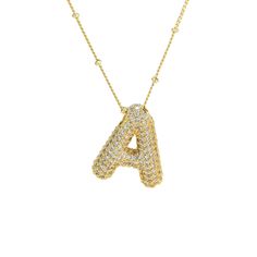 PRICES MAY VARY. 🎁🎁Fashion Alphabet initial pendant necklace with charm cubic zirconia bubble letter pendants.Dainty Initial Necklace is sparkly in sunlight puffy design make the necklace more adorable. Initial Necklace to be worn with many different outfits. 🎁🎁Name initial necklace length is 17.7+1.9 6inches. The chain is made of high quality copper plated 18K gold over brass triple,nickel free,lead free,and hypoallergenic.Hand polish,smooth surface,free of skin irritation. 🎁🎁Bubble lette Z Necklace Letter Gold, Fashion Alphabet, Bubble Alphabet, Puffy Design, Alphabet Necklace, Bubble Letter, Initial Pendant Necklace, Monogram Necklace, Skin Irritation