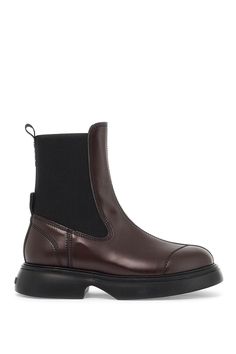 51%R-PL, 49%PL Luxury Chelsea Boots With Reinforced Heel For Fall, Luxury Fall Chelsea Boots With Reinforced Heel, Luxury Ankle-high Workwear Boots, Luxury Ankle-high Boots For Workwear, Designer Workwear Boots With Lug Sole, Calf Leather Ankle-high Boots With Padded Ankle, Ankle-high Calf Leather Platform Boots For Work, Ankle-high Calf Leather Boots With Padded Ankle, Chic Calf Leather Chelsea Boots With Round Toe