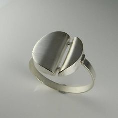 Modernist Sterling Silver Cuff Bangle Bracelet Artisan Cuff Bracelet Mid Century Jewelry Minimalist Contemporary Silver Open Band Jewelry, Contemporary Sterling Silver Bracelet, Modern Polished Finish Bracelets For Wedding, Modern Round Cuff Bracelet For Wedding, Modern Cuff Bangle For Wedding, Modern Polished Wedding Bracelets, Modern Wedding Bracelets With Polished Finish, Modern Wedding Cuff Bangle, Contemporary Metal Cuff Bracelet