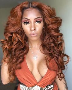 Like what you see? Follow me for more: @uhairofficial White Wigs, Trendy Fall Hair Color, Long Red Hair, Queen Hair, Auburn Hair, Hair Crush, American Woman, Long Red, Blonde Ombre