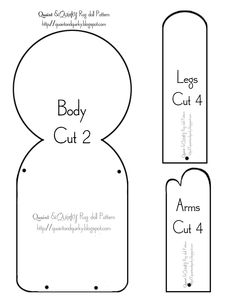 the body cut out is shown with instructions to make it