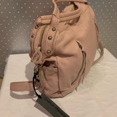 Nwt. Retails For $480. Color: Light Pink Material: Leather This Bag Has Never Been Used But There Are Slight Blemishes As Shown In Pictures Color Light Pink, Color Light, Leather Bag, Light Pink, Bag Lady, Leather, Pink, Women Shopping, Color