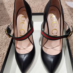 Shoes Comes With Original Box, And 2 Dust Bags. Shoes Have Never Been Worn. 4 Inch Heel. Gucci Pumps, Shoes Gucci, 4 Inch Heels, Gucci Shoes, Bags Shoes, Shoes Women Heels, 4 Inch, Original Box, Dust Bag