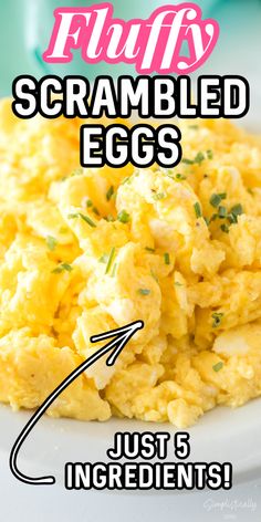 Fluffy Scrambled Eggs Recipe Restaurant Scrambled Eggs, Best Way To Make Scrambled Eggs, Perfect Scrambled Eggs With Cheese, Parmesan Scrambled Eggs, Fluffy Eggs In The Oven, Fluffy Cheesy Scrambled Eggs, Fluffy Scrambled Eggs With Cheese, The Best Scrambled Eggs Ever, Best Fluffy Scrambled Eggs