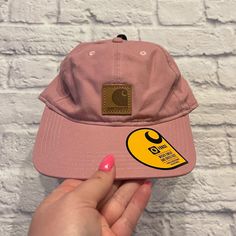 Brand New W Tags. Light Dusty Pink In Color, More Of A Relaxed Top W Flatter Bill (Can Be Bent/Adjusted). Carhartt Ball Cap Hat Canvas Relaxed Trendy Back-To-School Outdoors Outerwear Casual Pink Dad Hat For Streetwear, Pink Casual Baseball Cap For Streetwear, Casual Pink Baseball Cap For Streetwear, Casual Pink Baseball Cap For Outdoor, Pink Dad Hat For Streetwear In Spring, Spring Pink Dad Hat For Streetwear, Pink Dad Hat For Spring Streetwear, Pink Adjustable Baseball Cap For Everyday, Spring Streetwear Pink Dad Hat