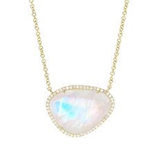 large moonstone necklace with diamonds White Moonstone Jewelry With Single Cut Diamonds, Iridescent Moonstone Gemstone Necklaces, Iridescent Moonstone Gemstone Necklace, Ethereal Diamond Gemstone Jewelry, White Moonstone Jewelry With Diamond Accents, Fine Jewelry With Single Cut Diamonds And Moonstone, Elegant Iridescent Gemstone Necklace, Luxury Moonstone Necklace With Gemstones, Moonstone Necklaces With Gemstone Accents