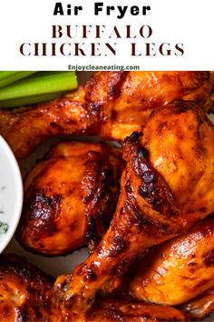 Buffalo Chicken Legs Buffalo Chicken Legs, Drumsticks Air Fryer, Buffalo Chicken Drumsticks, Appetizer Night, Spicy Chicken Drumsticks, Air Fryer Buffalo Chicken, Chicken Main Dish Recipes