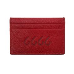 Red 6666 Card Holder Classic Red Card Holder For Daily Use, Red Formal Card Holder With Rfid Blocking, Classic Red Card Holder With Interior Slots, Classic Red Card Holder For Gift, Modern Red Card Holder With Card Slots, Wallet Gift Card, Tie Women, Bath Candles, House Supplies