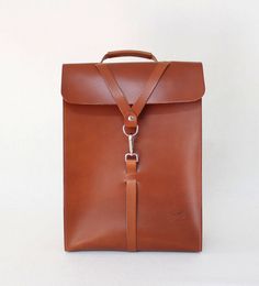 Men's Leather Laptop Backpack for Work Travel or Business - Etsy Turkey Business Backpack With Leather Handles, Leather Laptop Backpack For Business Trips, Leather Laptop Bag Backpack For Business Trips, Leather Laptop Bag For Business Trips, Business Backpack With Laptop Sleeve, Business Laptop Backpack With Leather Lining, Business Leather Backpack With Soft Leather, Business Leather Backpack In Soft Leather, Leather Backpack Laptop Bag For Business Trips