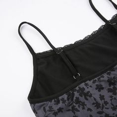 Please refer to our sizing chart for a guideline when choosing a size. 5 business days order processing time. 90% polyester 10% spandex Black Lace Trim Cami Sleepwear, Black Floral Print Cami Tops, Black Lace Cami, Black Lace Bra-friendly Camisole, Cami Midi Dress, Lingerie Accessories, Lace Hem, Crop Top Blouse, Cutout Dress