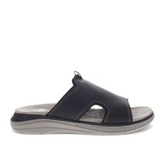 Slide into comfort and style with these Dockers casual sandals and you’ll be ready for anything. Add them to jeans or shorts and let the synthetic leather uppers elevate your look, while the lightweight, flexible TPR outsole creates long-lasting traction and support. Plus, these sandals will keep you feeling cool and relaxed all day long thanks to their extra-soft EVA footbed, which features a moisture-wicking sock cover and perforated ventilation. Designed to complement any casual look and buil Casual Sport Sandals With Leather Footbed For Vacation, Casual Sport Sandals With Leather Footbed For Beach, Casual Beach Sport Sandals With Leather Footbed, Casual Synthetic Sandals With Arch Support, Casual Tpr Slides For Summer, Open Toe Sandals For Summer, Casual Slides With Leather Footbed, Casual Comfortable Sandals With Ortholite Insole, Casual Leather Slides For Outdoor