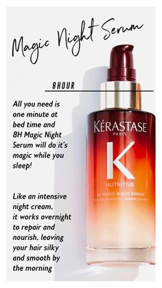 Kerastase Products Aesthetic, Hair Oil Kerastase, Kerastase Night Serum, Luxury Hair Products, Kerastase Hair Mask, Kerastase Elixir Ultime Oil