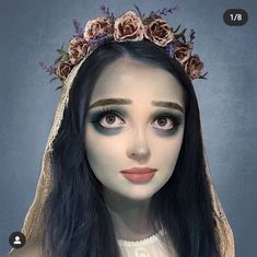 Corpse Bride Cosplay, Weird Makeup, Make Up Sposa, Themed Makeup, Halloween Costumes 2022, Makeup Artistic